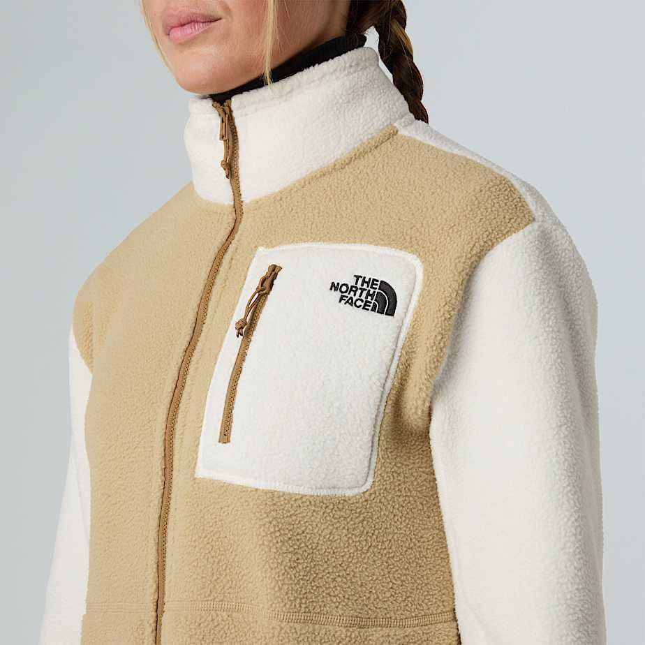 سویشرت پلار زنانه مدل Kadın Yumiori Tam Boy Fermuarlı Polar Mont از برند The North Face